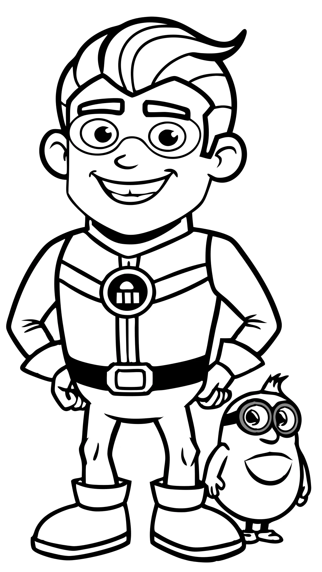 megamind coloring pages